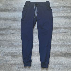 Figs Zamora navy scrub pants jogger medium tall